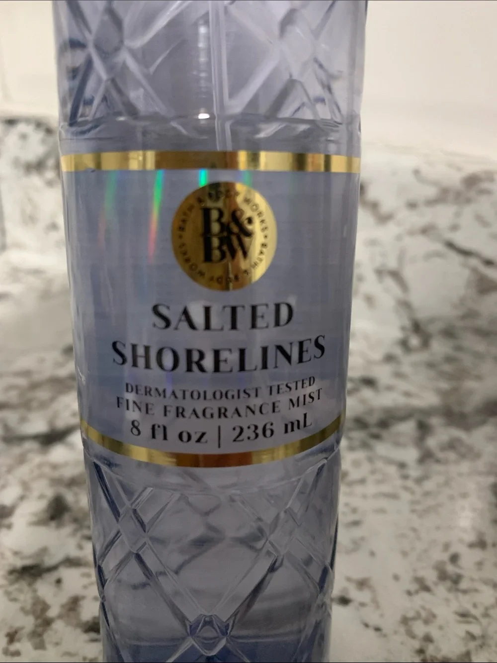 🆕- BATH & BODY WORKS Salted Shorelines Fragrance Mist - Light Lavender Bottle